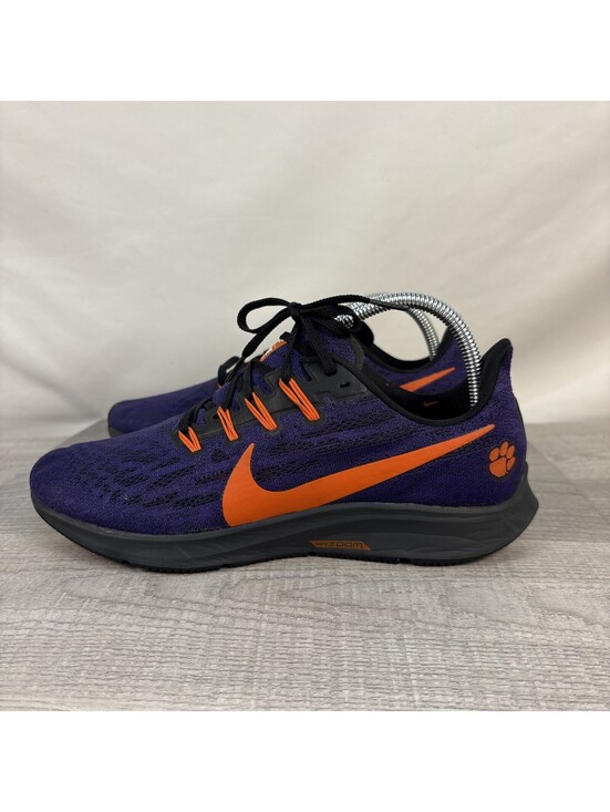 Nike Other - Nike Air Zoom Pegasus 36 NCAA Clemson Tigers Running Shoes CI2064-500 Size 8